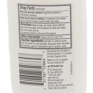3M™ Avagard™ D Hand Sanitizer 3 oz. Ethyl Alcohol Gel Bottle (406350_EA)