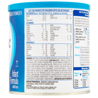 Similac® Advance® Infant Formula Unflavored 12.4 oz. Can Powder Iron (746696_EA)