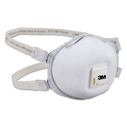 3M™ N95 Particulate Welding & Metal Pouring Respirator, Faceseal, Organic Vapors/Non-Oil Particles, White (142-8214)