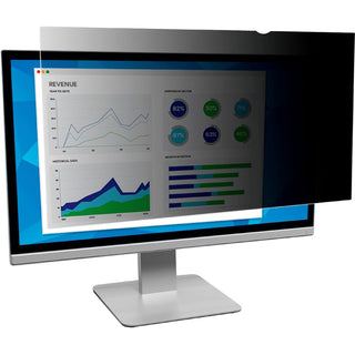 3M™ Privacy Screen Filter Glossy Black, For 34" Widescreen LCD Monitor, 21:9, Scratch Resistant, Fingerprint Resistant, Dust Resistant, Anti-glare, 1 Pack (MMMPF340W2E)