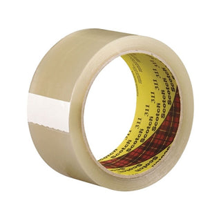 3M™ Scotch® Box Sealing Tapes 311, 48 mm x 100 m, Clear (405-076308-86493)