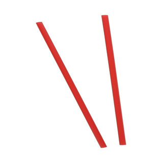 R3 Reliable Redistribution Resource Jumbo Straw 10-1/4 Inch Length Red Individually Wrapped (1123045_BX)