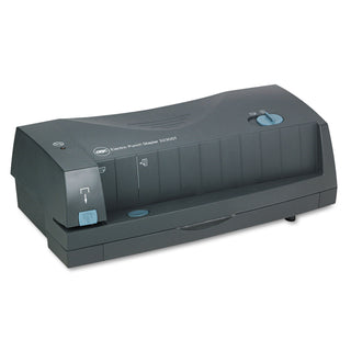 GBC® 24-Sheet 3230ST Electric 2-to-3-Hole Adjustable Punch/Stapler, 9/32" Holes, Gray (GBC7704280)