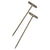 GEM® T-Pins, Steel, Silver, 1 1/2", 100/Box (GEM87T)