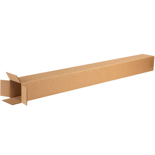 4 x 4 x 48" Tall Corrugated Boxes, Bundle Of 25 (4448)