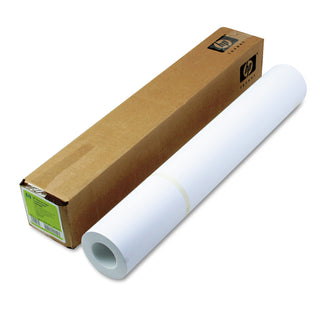 HP Designjet Inkjet Large Format Paper, 6.6 mil, 24" x 100 ft, White (HEWC6029C)