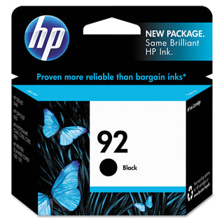 HP 92, (C9362WN) Black Original Ink Cartridge (HEWC9362WN)
