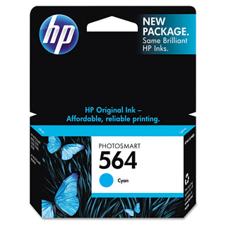 HP 564, (CB318WN) Cyan Original Ink Cartridge (HEWCB318WN)