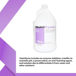 MetriZyme® Dual Enzymatic Instrument Detergent Liquid RTU 1 gal. Jug Mint Scent (929309_CS)