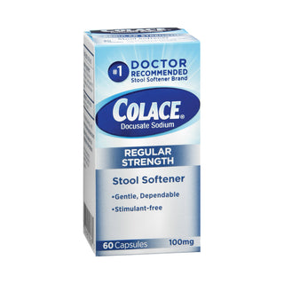Colace® Stool Softener Capsule 60 per Bottle 100 mg Strength Docusate Sodium (277028_EA)