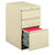 HON® Efficiencies Mobile Box/Box/File Pedestal, 15w x 22.88d x 28h, Putty (HON33723RL)