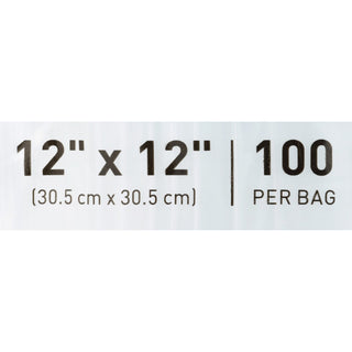 McKesson Reclosable Bag 12 X 12 Inch Polyethylene Clear Zipper Closure (957786_BX)
