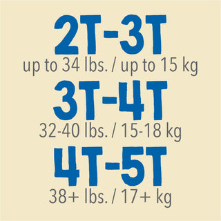 Cutie Pants® Male Toddler Training Pants Size 4T to 5T Disposable Heavy Absorbency (831581_CS)