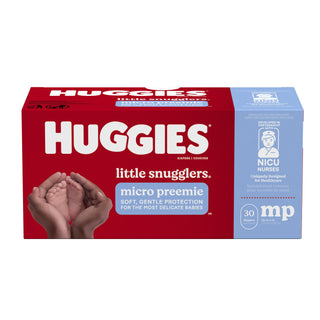 Huggies® Little Snugglers Unisex Baby Diaper Micro Preemie Disposable Heavy Absorbency (1088444_PK)