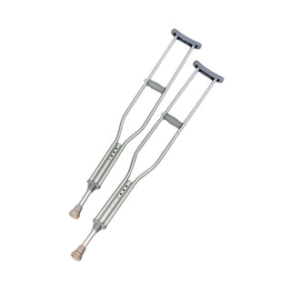 PremierPro™ Underarm Crutches Adult 5 Foot 1 Inch to 5 Foot 8 Inch User Height Aluminum Frame 300 lbs. Weight Capacity (1000431_PR)
