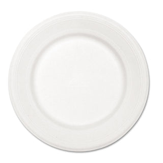 Chinet® Paper Dinnerware, Plate, 10 1/2" dia, White, 500/Carton (HUH21217)