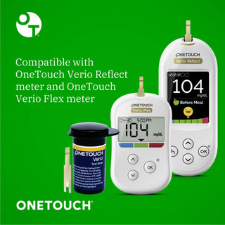 OneTouch® Verio® Blood Glucose Test Strips 50 Strips per Pack (939082_BX)