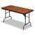 Iceberg Premium Wood Laminate Folding Table, Rectangular, 72w x 30d x 29h, Oak (ICE55225)
