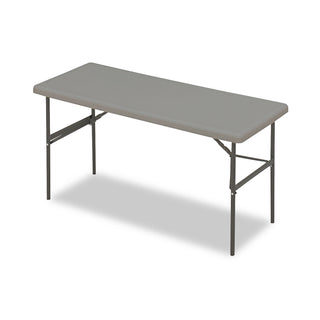 Iceberg IndestrucTables Too 1200 Series Folding Table, 60w x 24d x 29h, Charcoal (ICE65377)