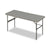 Iceberg IndestrucTables Too 1200 Series Folding Table, 60w x 24d x 29h, Charcoal (ICE65377)