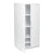 Iceberg OfficeWorks Resin Storage Cabinet, 36w x 22d x 72h, Platinum (ICE92573)