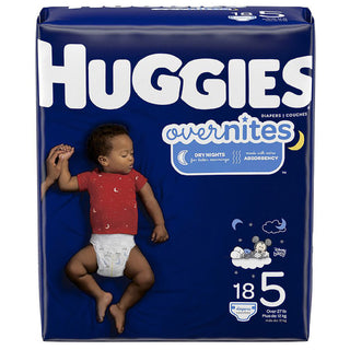 Huggies® Overnites Unisex Baby Diaper Size 5 Disposable Heavy Absorbency (1128665_PK)