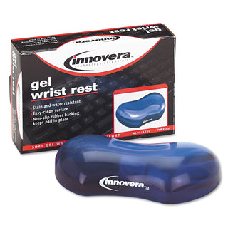 Innovera® Gel Mouse Wrist Rest, Blue (IVR51432)
