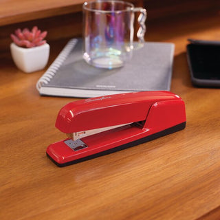 Swingline® 747 Business Full Strip Desk Stapler, 25-Sheet Capacity, Rio Red (SWI74736)