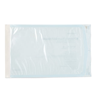McKesson Sterilization Pouch Ethylene Oxide (EO) Gas / Steam 12 X 18 Inch Transparent Blue / White Self Seal Paper / Film (960948_BX)