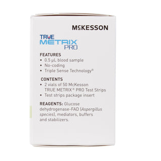 McKesson TRUE METRIX® PRO Blood Glucose Test Strips 100 Strips per Pack (960297_BX)