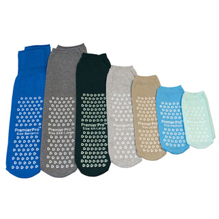 PremierPro™ Slipper Socks Unisex Adult 2X-Large Single Tread Single Patient Use Dark Green (1142575_CS)