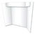 Eco Brites Too Cool Tri-Fold Poster Board, 24 x 36, White/White (GEO27367B)