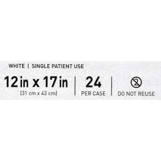 McKesson Bed Pillow 12 X 17 Inch White Single Patient Use (939597_EA)