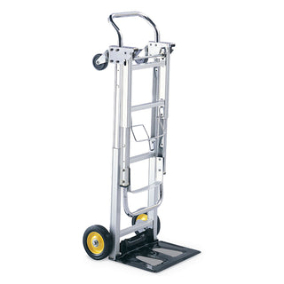 Safco® HideAway Convertible Truck, 400 lb Capacity, 15.5 x 43 x 36, Aluminum (SAF4050)
