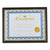Universal® Document Frames, Plastic, 8.5 x 10 Insert, Black/Gold, 3/Pack (UNV76847)