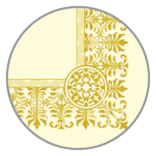 Southworth® Premium Certificates, Ivory , Fleur Gold Foil Border, 66 lb, 8.5 x 11, 15/Pack (SOUCTP1V)
