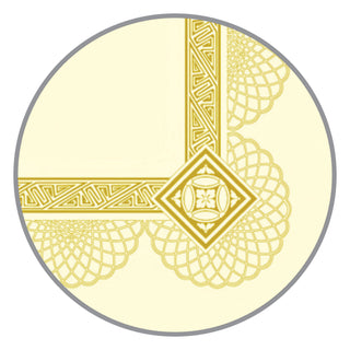 Southworth® Premium Certificates, Ivory, Spiro Gold Foil Border, 66 lb, 8.5 x 11, 15/Pack (SOUCTP2V)