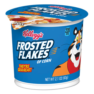 Kellogg's® Breakfast Cereal, Frosted Flakes, Single-Serve 2.1 oz Cup, 6/Box (KEB01468)