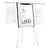 MasterVision™ Tripod Extension Bar Magnetic Dry-Erase Easel, 39" to 72" High, Black/Silver (BVCEA23066720)