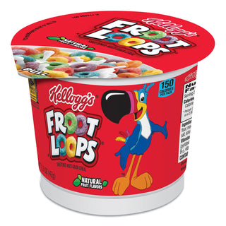 Kellogg's® Froot Loops Breakfast Cereal, Single-Serve 1.5 oz Cup, 6/Box (KEB01246)