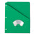 Pendaflex® Slash Pocket Project Folders, 3-Hole Punched, Straight Tab, Letter Size, Green, 25/Pack (ESS32925)