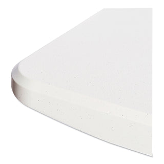 Alera® Resin Rectangular Folding Table, Square Edge, 72w x 30d x 29h, Platinum (ALE65600)
