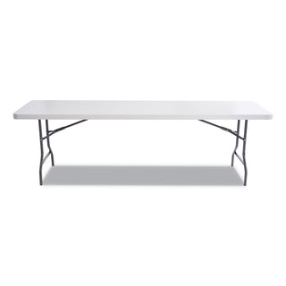 Alera® Resin Folding Tables, 96&quot; x 30&quot;, 29H, Gray (ALE65601)