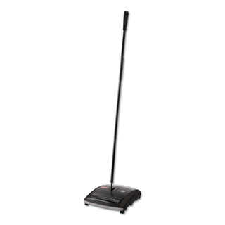 Rubbermaid® Commercial Brushless Mechanical Sweeper, 44" Handle, Black/Yellow (RCP4215-88BLA)