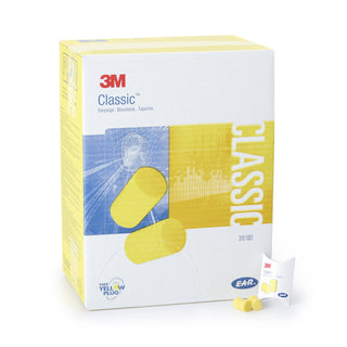 3M™ E-A-R™ Classic™ Ear Plugs Cordless One Size Fits Most Yellow (650987_BX)