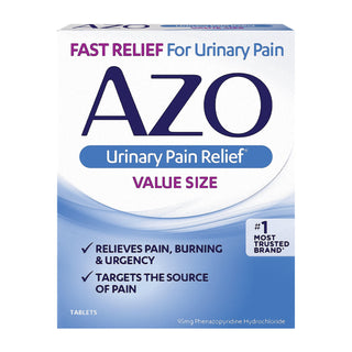 AZO® Urinary Pain Relief 95 mg Strength Phenazopyridine HCL Tablet 30 per Bottle (725613_BX)