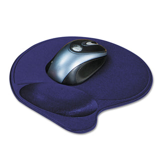 Kensington® Wrist Pillow Extra-Cushioned Mouse Pad, Nonskid Base, 8 x 11, Blue (KMW57803)