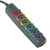 Kensington® SmartSockets Color-Coded Strip Surge Protector, 6 Outlets, 7 ft Cord, 945 Joules (KMW62147)