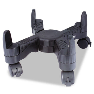 Kantek Mobile CPU Stand, 4.5w x 16d x 7h, Black (KTKCS200B)