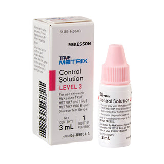 McKesson TRUE METRIX® Blood Glucose Control Solution 3 mL Level 3 (960303_BX)